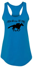 Load image into Gallery viewer, Ladies Talk Derby Me Funny Horse Race, Kentucky Derby Racerback