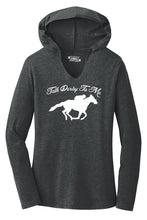 Load image into Gallery viewer, Ladies Talk Derby Me Funny Horse Race, Kentucky Derby Hoodie Shirt