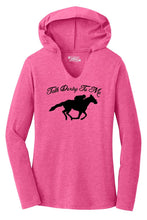 Load image into Gallery viewer, Ladies Talk Derby Me Funny Horse Race, Kentucky Derby Hoodie Shirt