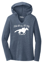 Load image into Gallery viewer, Ladies Talk Derby Me Funny Horse Race, Kentucky Derby Hoodie Shirt