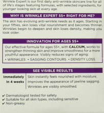 Load image into Gallery viewer, LOreal Paris Skincare Wrinkle Expert 55+ Anti-Aging Face Moisturizer with Calcium, Non-Greasy, Suitable for Sensitive Skin, 1.7 fl. oz