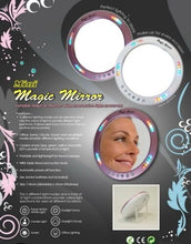 Load image into Gallery viewer, TRAVEL MAKEUP MIRROR WITH LED LIGHTS
