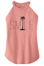 Load image into Gallery viewer, Ladies Smile Palm Trees Rocker Tank Top
