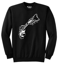 Load image into Gallery viewer, Men&#39;s Guitar Graphic Crewneck Sweatshirt
