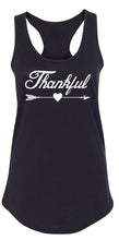 Load image into Gallery viewer, Ladies Thankful Arrow Racerback Tank Top
