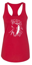 Load image into Gallery viewer, Ladies Horse Face Graphic Racerback
