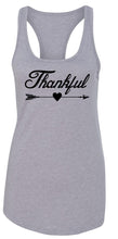 Load image into Gallery viewer, Ladies Thankful Arrow Racerback Tank Top
