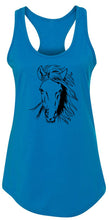 Load image into Gallery viewer, Ladies Horse Face Graphic Racerback
