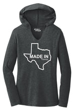 Load image into Gallery viewer, Ladies Made In Texas Cute Home State Pride Shirt Hoodie Shirt
