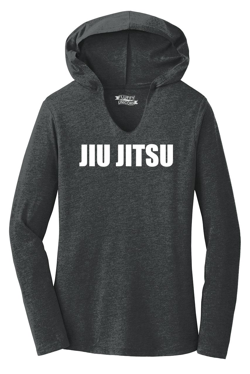 Ladies Jiu Jitsu Hooded Tee Shirt