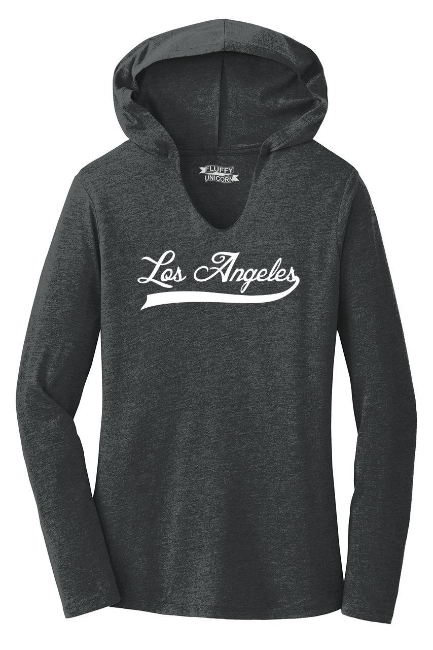 Ladies Los Angeles Hooded Shirt