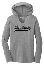Load image into Gallery viewer, Ladies Los Angeles Hooded Shirt
