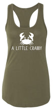 Load image into Gallery viewer, Ladies A Little Crabby Racerback Tank Top
